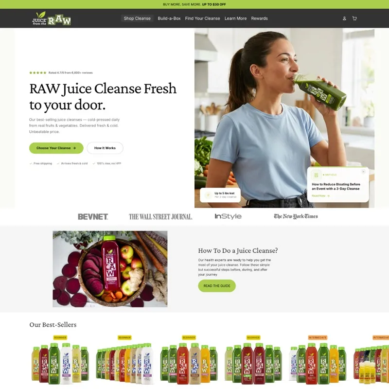 Juice From The Raw — Shopify Plus
